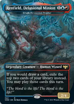 RENFIELD, DELUSIONAL MINION mtg NM-M Innistrad: Crimson Vow 1 Rare - Image 1