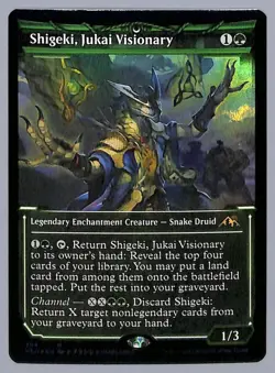 Shigeki, Jukai Visionary - Showcase - Foil - 394 - Kamigawa (NEO) MTG - Image 1
