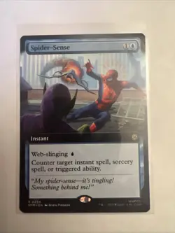 2025 Magic The Gathering MTG Marvel EN Borderless R 0254 Spider-Sense KM035 - Image 1