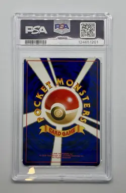 1999 Pokemon JPN Vending Masaki Promo #65 Alakazam Holo PSA 8 - Image 2