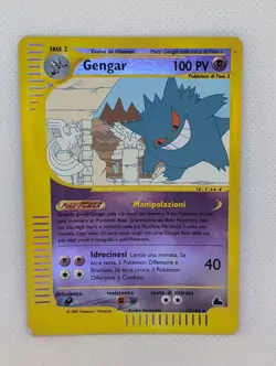 Gengar 10/144 Skyridge Reverse Holo Ultra Rare Pokemon TCG Nintendo ITALIAN MP+ - Image 1
