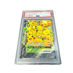 2021 POKEMON SWSH BLACK STAR PROMO CELEBRATIONS COLL #141 PIKACHU V-UNION PSA 10 - Image 1