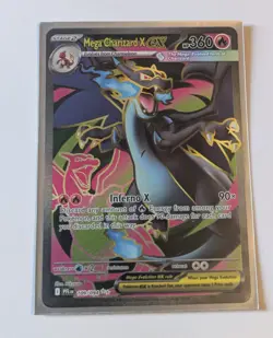 Mega Charizard X EX 109/094 Full Art Phantasmal Flames English Pokemon TCG - Image 1