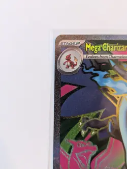 Mega Charizard X EX 109/094 Full Art Phantasmal Flames English Pokemon TCG - Image 3