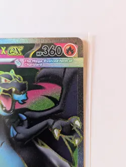 Mega Charizard X EX 109/094 Full Art Phantasmal Flames English Pokemon TCG - Image 4
