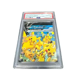 2021 POKEMON SWSH BLACK STAR PROMO CELEBRATIONS COLL #139 PIKACHU V-UNION PSA 10 - Image 1