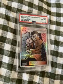 2018 POKEMON SUN & MOON ULTRA PRISM FULL ART #152 LOOKER PSA 10 LOW POP RARE - Image 2