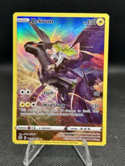 Pokemon Zekrom TG05/TG30 Swsh09: Brilliant Stars Trainer Gallery Holo MINT - Image 1