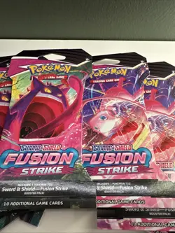 Pokemon TCG Fusion Strike Sleeved Booster Pack Factory Sealed - Image 1