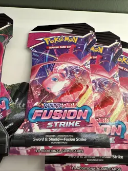 Pokemon TCG Fusion Strike Sleeved Booster Pack Factory Sealed - Image 3