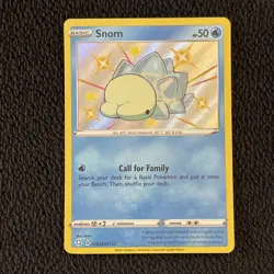 Snom Shining Fates Shiny SV033/SV122 Holo Rare Pokemon TCG Near Mint Pack Fresh - Image 1