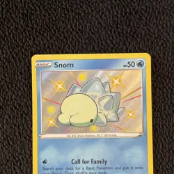 Snom Shining Fates Shiny SV033/SV122 Holo Rare Pokemon TCG Near Mint Pack Fresh - Image 2