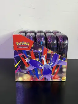 Pokemon TCG Mega Evolution MEGA HEROES MINI TIN DISPLAY Factory Sealed Tins - Image 5