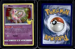 Mew 11/25 Holo Rare 2021 Pokemon TCG Celebrations 25th Anniversary - Image 1