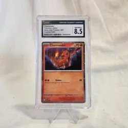 2023 Pokemon SVP Charmander Cosmos-Holo Black Star Promo #047 PSA 8.5 MINT - Image 1