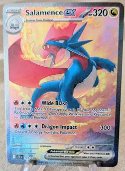 Salamence ex 187/159 SV09: Journey Together Special Illustration Rare Pokemon - Image 1