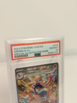 Greninja ex 214/167 Twilight Masquerade PSA 10 Graded Pokemon Card SIR - Image 3