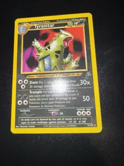 Tyranitar Neo Discovery 31/75 Pokemon Card LP Non Holo - Image 2