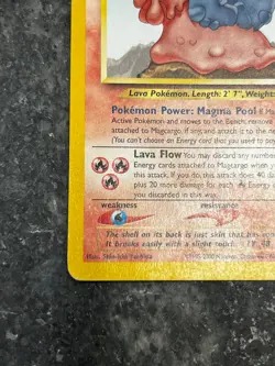 Magcargo 33/64 - Neo Revelation Vintage Pokemon TCG Card LP - Image 2