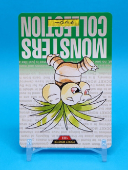 Pokemon Card Japanese - Exeggutor No. 103 - Bandai Carddass - Green - Image 2