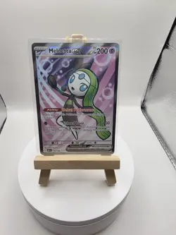 Pokemon Meloetta EX Black White Holo Card 159/086 Sv: Black Bolt - Near Mint - Image 1