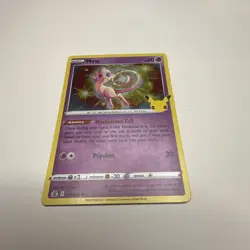 Pokemon Mew TCG Holo Rare Card Celebrations 011/025 Mew Holo Rare Card NM - Image 5