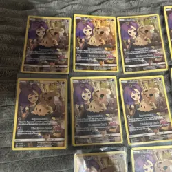 Pokemon Mimikyu 245/236 SM Cosmic Eclipse Full Art Secret Rare Card lot - Image 2