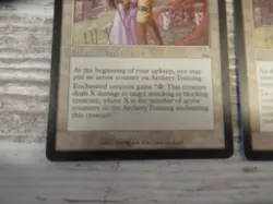 2x Archery Training - Urza's Destiny - NM/EX - 1x English 1x French - OOP MTG - Image 2