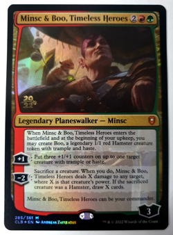 MTG: Battle for Baldur's Gate 'Minsc & Boo, Timeless Heroes' FOIL Promo - Mythic - Image 1