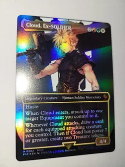 Cloud, Ex-SOLDIER (Borderless) Commander: Final Fantasy Foil - Image 1