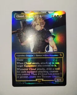 Cloud, Ex-SOLDIER (Borderless) Commander: Final Fantasy Foil - Image 2