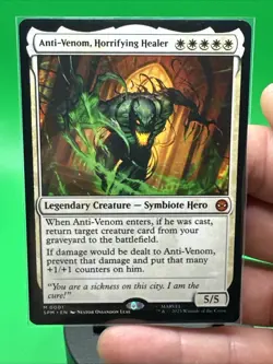 Magic The Gathering Spider-Man - Anti-Venom, Horrifying Healer - Regular M 0001 - Image 3