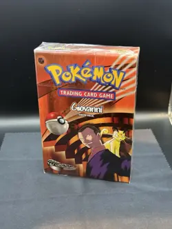 Giovanni Gym Challenge 2000 SEALED Theme Deck Vintage WOTC Pokemon Card TCG - Image 1