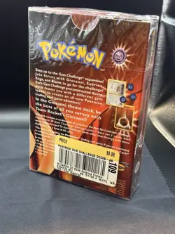 Giovanni Gym Challenge 2000 SEALED Theme Deck Vintage WOTC Pokemon Card TCG - Image 2