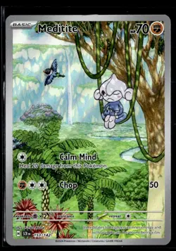 2024 Stellar Crown Holo Meditite Illustration Rare #153/142 - Image 1