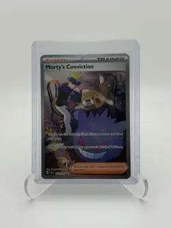 Pokemon TCG Mortys Conviction Temporal Forces 211/162 SIR NM/M - Image 1
