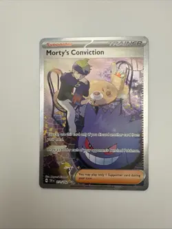 Pokemon TCG Mortys Conviction Temporal Forces 211/162 SIR NM/M - Image 3