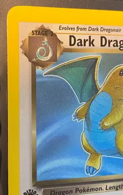 Dark Dragonite 22/82 1st Edition Rare Pokemon TCG 2000 Team Rocket Set - NM/M - Image 2