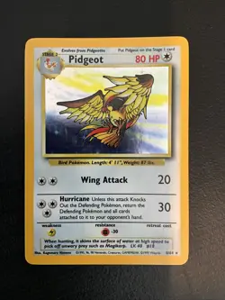 Pokemon TCG Pidgeot 08/64 Jungle Holo NM (No Set Symbol) - Image 1