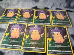 Pikachu Pokemon Celebrations Lot of 7 NM Full Arts Rare Holo - Image 2