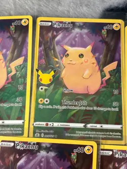 Pikachu Pokemon Celebrations Lot of 7 NM Full Arts Rare Holo - Image 4
