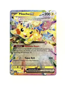 Pikachu EX 57/191 Surging Sparks Double Rare Holo Pokemon TCG NM/LP - Image 1