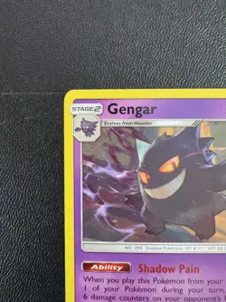 Pokemon Gengar - 70/214 Sun & Moon Unbroken Bonds Regular Rare - LP - Image 2