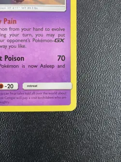 Pokemon Gengar - 70/214 Sun & Moon Unbroken Bonds Regular Rare - LP - Image 5