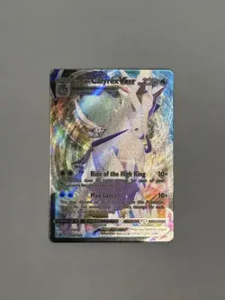 Ice Rider Calyrex VMAX, Pokemon SWSH06: Chilling Reign Ultra Rare, 046/198 NM - Image 1