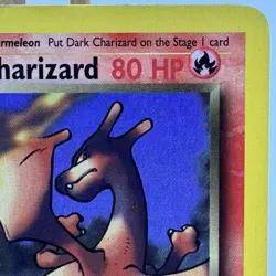 2000 Pokemon Dark Charizard • Team Rocket 21/82 • Light Play - Image 3