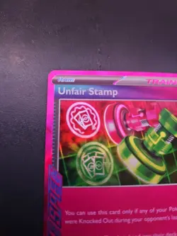 Unfair Stamp Twilight Masquerade Holo Pokemon 165/167 Sv06 - Image 4