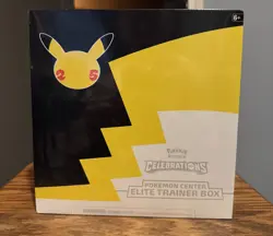 SEALED Pokemon TCG Celebrations Pokemon Center Elite Trainer Box (Exclusive) ETB 820650809866 - Image 1