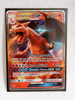 Pokemon TCG Charizard GX SM195 Black Star Promo Detective Pikachu - Image 1