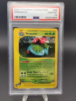 Pokemon - Venusaur - Expedition Base Set - 68/165 - Rare - PSA 10 Gem Mint - Image 1